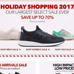 Joe's New Balance Outlet官网 精选574、597等多款经典运动鞋 低至3折