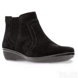 限5.5碼，Clarks 其樂 everlay Leigh 女士真皮及踝短靴  Prime會(huì)員免費(fèi)直郵含稅