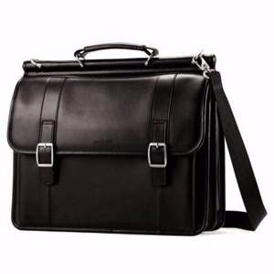 Samsonite 新秀麗 16英寸真皮電腦公文包 2.1折 $54.99