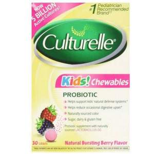 Culturelle Kids 儿童益生菌咀嚼片 浆果味30片 Prime会员凑单免费直邮含税