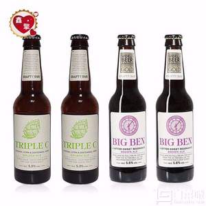 英國進(jìn)口，丹尼爾 手工精釀啤酒330ml*4瓶