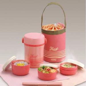 鎮(zhèn)店之寶，THERMOS 膳魔師 JBC-801-CP 保溫便當(dāng)盒 