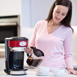 金盒特價，Russell Hobbs 領(lǐng)豪 21700-56 Retro復(fù)古系列 不銹鋼滴漏式咖啡機(jī) Prime會員免費直郵含稅
