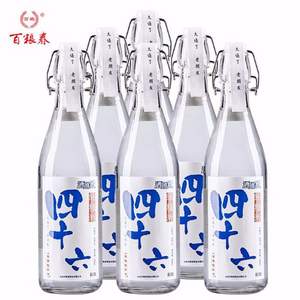 百糧春 酒維樂系列46度陳釀 濃香型白酒500ml*6瓶裝