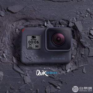 GoPro HERO 6 Black 运动摄像机 新低$349
