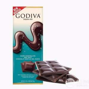 Godiva 歌帝梵 大排巧克力 海鹽口味 90g*4件 141.23元含稅包郵