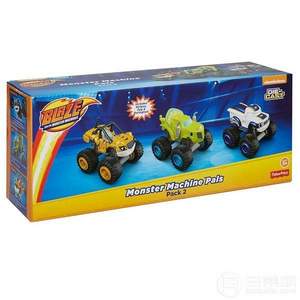 Fisher-Price 費(fèi)雪 FFW56 Nickelodeon 火焰和怪物卡車(chē) 合金車(chē)模3輛裝 Prime會(huì)員湊單免費(fèi)直郵含稅