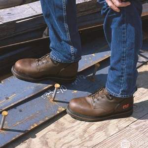 US9码，Timberland PRO 添柏岚 Pitboss男士6英寸钢头工装靴 Prime会员免费直邮含税
