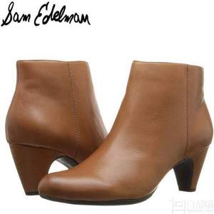 Sam Edelman 女士Michelle真皮錐根短靴 新低$40.04