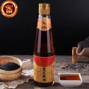 0添加，張學(xué)堂 黑芝麻油500ml 