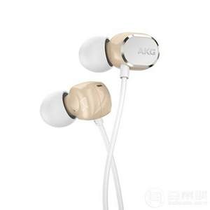AKG 爱科技 N25 Hi-res双动圈入耳式耳机 带线控 金色 Prime会员免费直邮含税