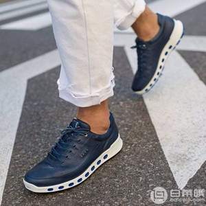 17秋款，ECCO 愛步 透氧 2.0 男士真皮休閑鞋 帶GTX防水 $89.99 國(guó)內(nèi)￥2339