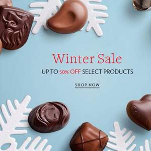 GODIVA美国官网冬季大促，  精选巧克力礼盒、套装等降至5折