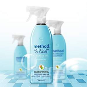 美国进口，Method 美方洁 浴室及瓷砖清洁喷雾828ml