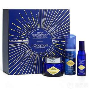 L'OCCITANE 欧舒丹 蜡菊赋活套装（面霜50ml+洁面泡沫50ml+精华水喷雾30ml）