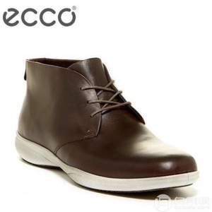 6PM：降10刀，ECCO 爱步 格勒诺 男士真皮高帮休闲鞋  新低$74.99