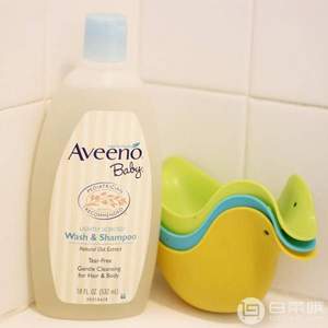 Aveeno 艾維諾 嬰兒洗發(fā)&沐浴二合一532ml  