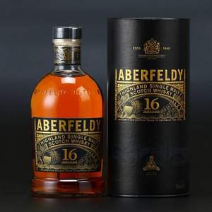京东商城：限Plus会员 Aberfeldy 艾柏迪 16年单一麦芽威士忌酒 700ml+凑单品