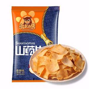 小狗熊 香脆山藥片60g*9袋 多口味