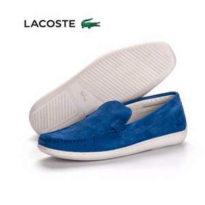 亚马逊中国：Lacoste 法国鳄鱼 Louveau 男士翻毛皮乐福鞋 两色 31CAM0150