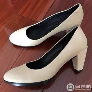 国内￥1599，ECCO 爱步 型塑 Shape 55 女士粗跟单鞋 $49.99