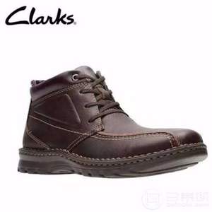 限UK7碼，Clarks 其樂 Vanek Rise 男士真皮系帶短靴 Prime會員免費(fèi)直郵含稅