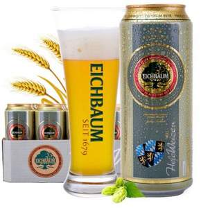 京东商城：德国进口 EICHBAUM 艾斯宝 小麦啤酒 500ml*24罐