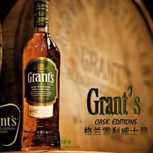 京东商城：Grant’s 格兰 雪利威士忌 700ml*3瓶 