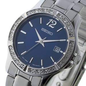 Ashford：Seiko 精工 SUR721 女士鑲水晶時(shí)尚腕表 $58