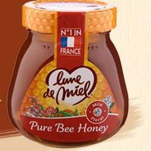 京东商城：限Plus会员 法国进口， Lune de miel蜜月金黄蜂蜜375g*2瓶