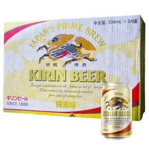 京東商城：限PLUS會員 Kirin 麒麟 純真味啤酒 330ml*24聽*2件