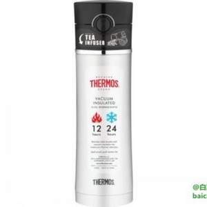 亚马逊海外购：Thermos 膳魔师 单手开启不锈钢真空保温杯470ml 带茶滤 Prime会员凑单免费直邮含税