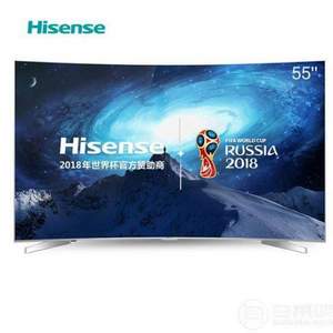 预售，Hisense 海信 LED55EC780UC 55英寸 曲面4K智能平板电视