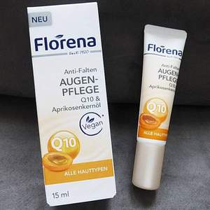 德国百年老牌，Florena 芙蓉蕾娜 Q10杏仁油 滋养紧致抗皱去细纹眼霜15ml*2支装 Prime会员凑单免费直邮含税