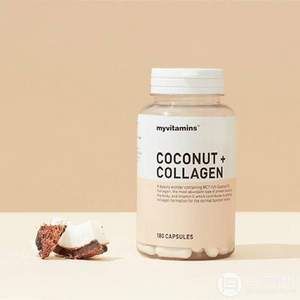 Myvitamins Coconut+Collagen 胶原蛋白+椰子油180粒 £14.31