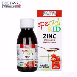 法國進(jìn)口，EricFavre 艾瑞可 兒童補(bǔ)鋅口服液 125ml