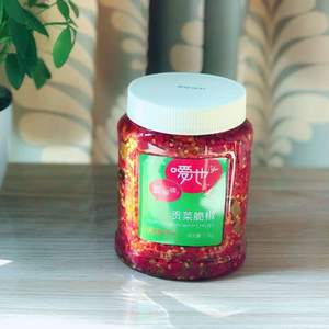 嘣脆嘀！湖南特產(chǎn) 噯也 貢菜脆椒 428克