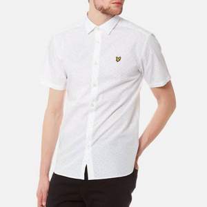 LYLE & SCOTT 苏格兰金鹰 Square 男士纯棉圆点短袖衬衫 Prime会员免费直邮