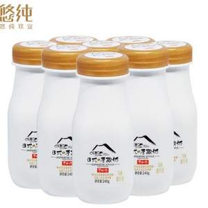 悠纯 日式风味厚酸奶240g*8瓶装