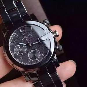 Gucci 古驰 G-Chrono 系列 YA101352 男士镀黑离子石英腕表 $599