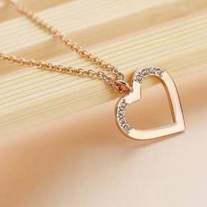 Swarovski 施華洛世奇 5070437  玫瑰金桃心鑲水晶項(xiàng)鏈 Prime會(huì)員免費(fèi)直郵含稅