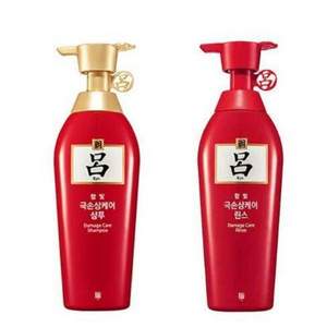 爱茉莉 Ryoe 红吕滋养修护套装（洗发水500ml+护发素500ml） *3件