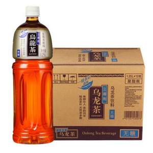限地区，Suntory 三得利 无糖乌龙茶 1.25L*12瓶*2件 114.24元