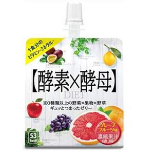 日本第一酵素品牌，Metabolic 瘦身减肥排毒 酵素x酵母果冻150g*6袋