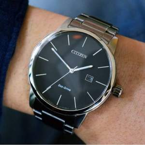 鎮(zhèn)店之寶，CITIZEN 西鐵城 BM6960 光動能大表盤男士腕表 兩色