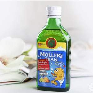 北欧销量第一，Mollers 沐乐思 挪威进口 深海鳕鱼肝油250ml 水果味