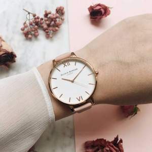 文艺小清新，Olivia Burton WHITE BIG DIAL 女士英伦时尚腕表 4色 新低5折£40.8