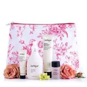 Jurlique 茱莉蔻 保濕柔潤五件套裝（花卉水100ml+日霜40ml+眼霜15ml+精華水10ml+化妝包）￡40.5