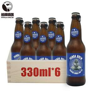PANDA BREW 熊猫精酿 飞行员单一酒花艾尔啤酒 330ml*6瓶