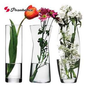 土耳其进口，Pasabahce 帕莎 创意玻璃花瓶摆件 2款